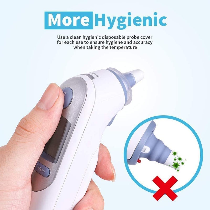 MOZEEDA 800 Pack Ear Thermometer Probe Covers/Refill Caps/Lens Filters for All Braun Thermometers Models and Other Types of Digital Disposable - Image 5